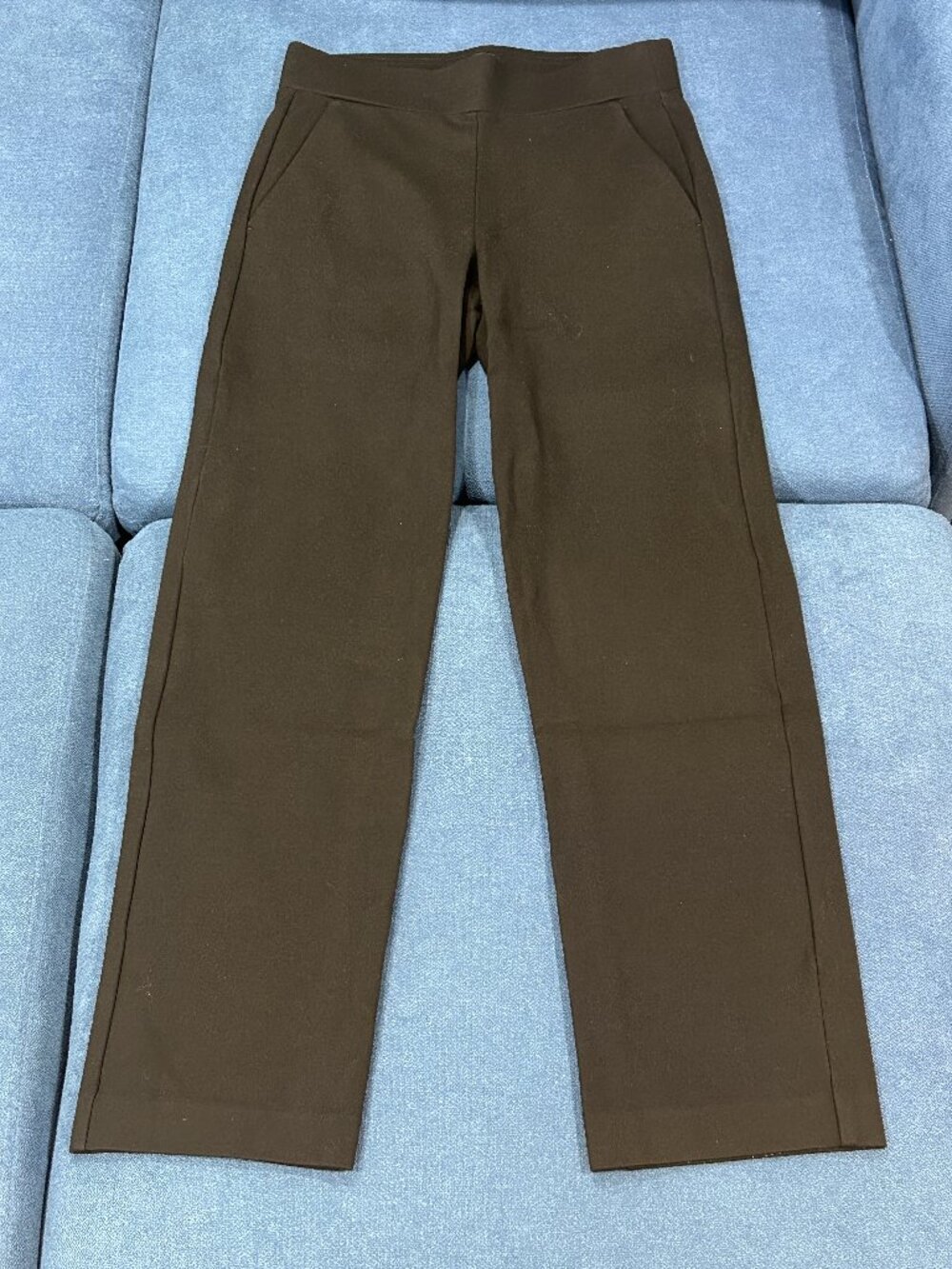 LOFT Ponte Knit Pull On Straight Leg Pants Work Stretch RN140923